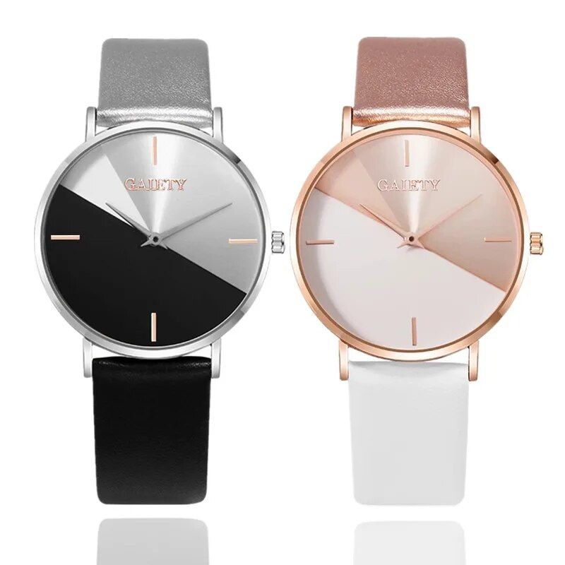 Elegant Dual-Tone Quartz Ladies Watch 