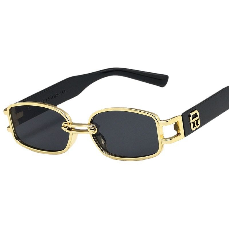 Retro Chic Rectangle Sunglasses 