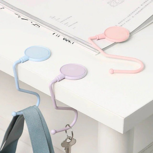 Chic Kawaii Portable Desk Bag Hanger - Image 6