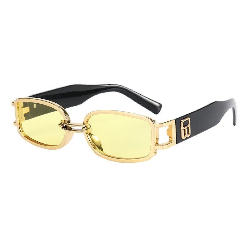 Retro Chic Rectangle Sunglasses 