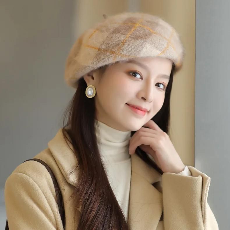 Autumn-Winter Women's Wool Blend Beret 