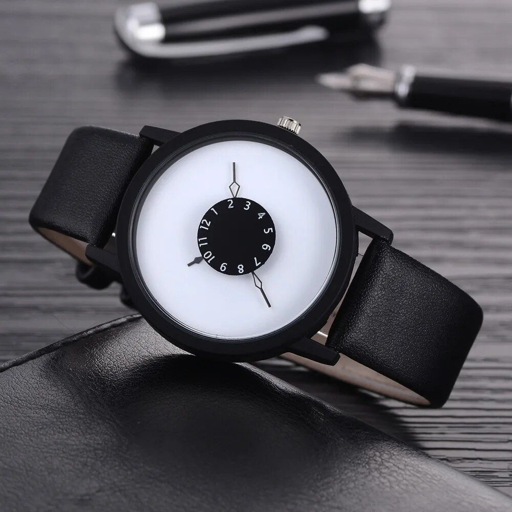 Elegant Ultra-Thin Quartz Watch for Men and Women 