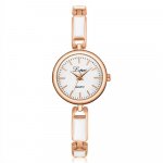 Elegant Stainless Steel Rhinestone Quartz Ladies Watch