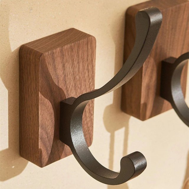 Walnut Solid Wood Single Hook - Image 6