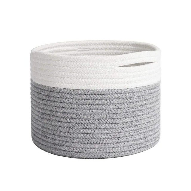 Eco-Friendly Cotton Rope Laundry Hamper - Image 5