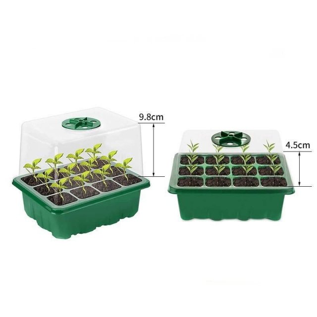 Versatile 6-Hole & 12-Hole High-Breathable Seedling Box Set – Perfect for Gardening Enthusiasts - Image 2