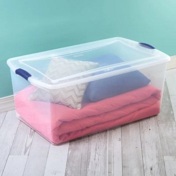 Stadium Blue 105 Qt Latch Box