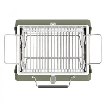 Compact Stainless Steel Folding Brazier Grill – Perfect for Camping and Outdoor BBQ