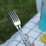 Multi-Function Stainless Steel Folding Cutlery Set - Image 6