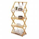 Versatile Bamboo Outdoor Folding Rack