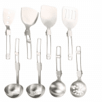 Compact Stainless Steel Folding Spatula for Outdoor Cooking and Camping - Image 2