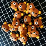 Cute Brown Bear Tennis Racket Vibration Dampener - Silicone Shock Absorber for Enhanced Play - Image 5