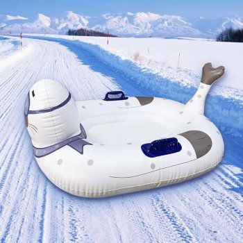 Heavy-Duty Inflatable Snow Tube - 47