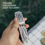 Multi-Function Stainless Steel Folding Cutlery Set - Image 3