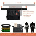 Versatile Sports Ball Bag with Adjustable Waist Belt - Ideal for Tennis, Golf, Ping Pong, and More - Image 6