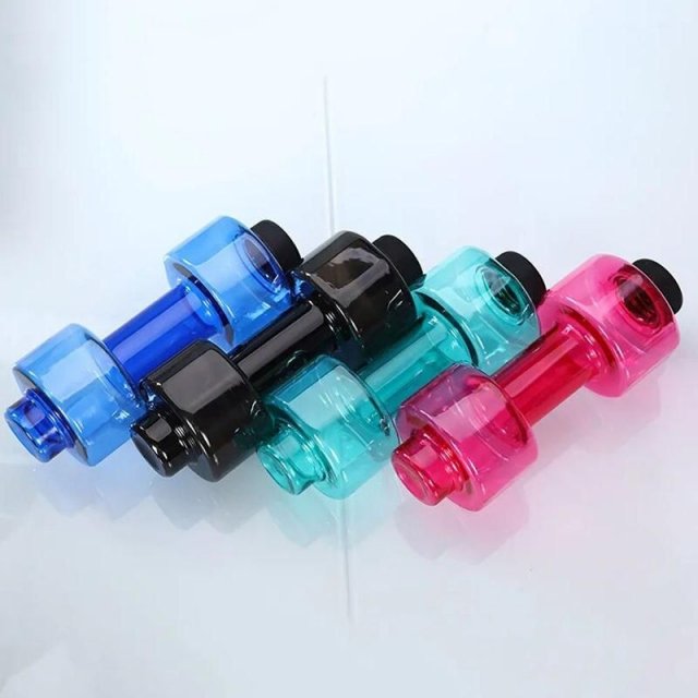 Multifunctional Dumbbell Shaped Water Bottle for Fitness Enthusiasts - Image 4