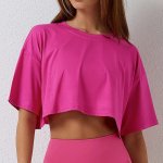 Women's Yoga Smock Tee - Quick Dry Fitness & Outdoor Training Top - Image 3