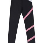 Kids' Athletic Wear Set - Stretchy Long Sleeve Crop Top & Colorblock Leggings for Gymnastics, Yoga, Skating - Image 6