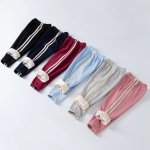 Cozy Kids' Fleece-Lined Casual Sport Trousers - Solid Colors, Comfort Fit for Ages 1-9 - Image 5