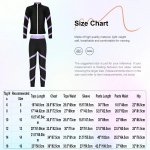 Girls' Striped Sportswear Set: Long Sleeve Zipper Top & Leggings for Gymnastics, Yoga & Dance - Image 7