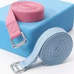 Premium Cotton Yoga Stretch Strap - 2.5m Durable D-Ring Belt for Enhanced Flexibility & Fitness - Image 3