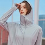 Versatile Long Sleeve Hooded Sport Top for Women - Image 3