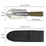 Compact 7-in-1 Multifunctional Survival Shovel for Camping, Hiking & Outdoor Adventures - Image 7