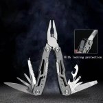 Compact Folding Multi-Tool with Pliers & Stainless Steel Blade - Image 3