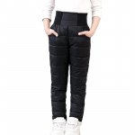 Warm & Cozy Kids' Winter Ski Pants - Elastic High-Waisted Waterproof Trousers - Image 3