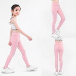 Chic High-Waist Sporty Leggings for Girls 4-11 Years - Versatile Yoga & Casual Wear - Image 6