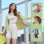 Versatile Long Sleeve Hooded Sport Top for Women - Image 5
