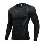 Dynamic Fit Long Sleeve Compression Workout Top - Image 5