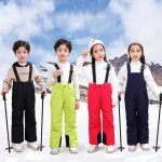 Kids' Winter Ski & Snow Pants: Waterproof, Windproof Outdoor Jumpsuit - Image 4