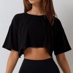 Women's Yoga Smock Tee - Quick Dry Fitness & Outdoor Training Top - Image 5