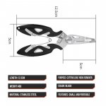 Multifunctional Stainless Steel Fishing Pliers - Braid Line Cutter, Hook Remover & Scissors - Image 3