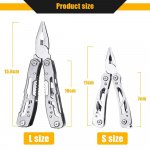 Compact 14-in-1 Stainless Steel Multi-Tool Pocket Knife - Image 6