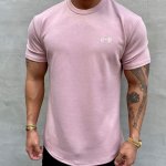 Summer Slim-Fit Sports Tee: Men's Cotton Muscle-Show Top - Image 4