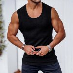 Men's Athletic Sleeveless T-Shirt - Image 3