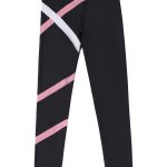 Kids' Athletic Wear Set - Stretchy Long Sleeve Crop Top & Colorblock Leggings for Gymnastics, Yoga, Skating - Image 5