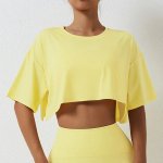 Women's Yoga Smock Tee - Quick Dry Fitness & Outdoor Training Top - Image 7