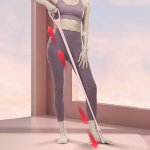 Versatile Yoga & Pilates Resistance Band: High-Elasticity Fitness Stretch Tool - Image 3
