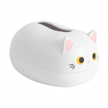 Alternative view of Charming Kawaii Cat Tissue Box: Modern Napkin Holder & Toothpick Dispenser