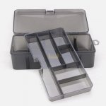 Compact Double Layer Fishing Tackle Box - Image 4
