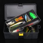 Compact Double Layer Fishing Tackle Box - Image 6