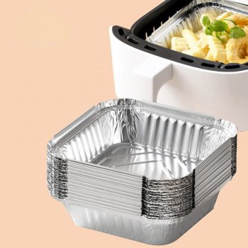 Versatile 20Pcs Aluminum Foil Food Containers