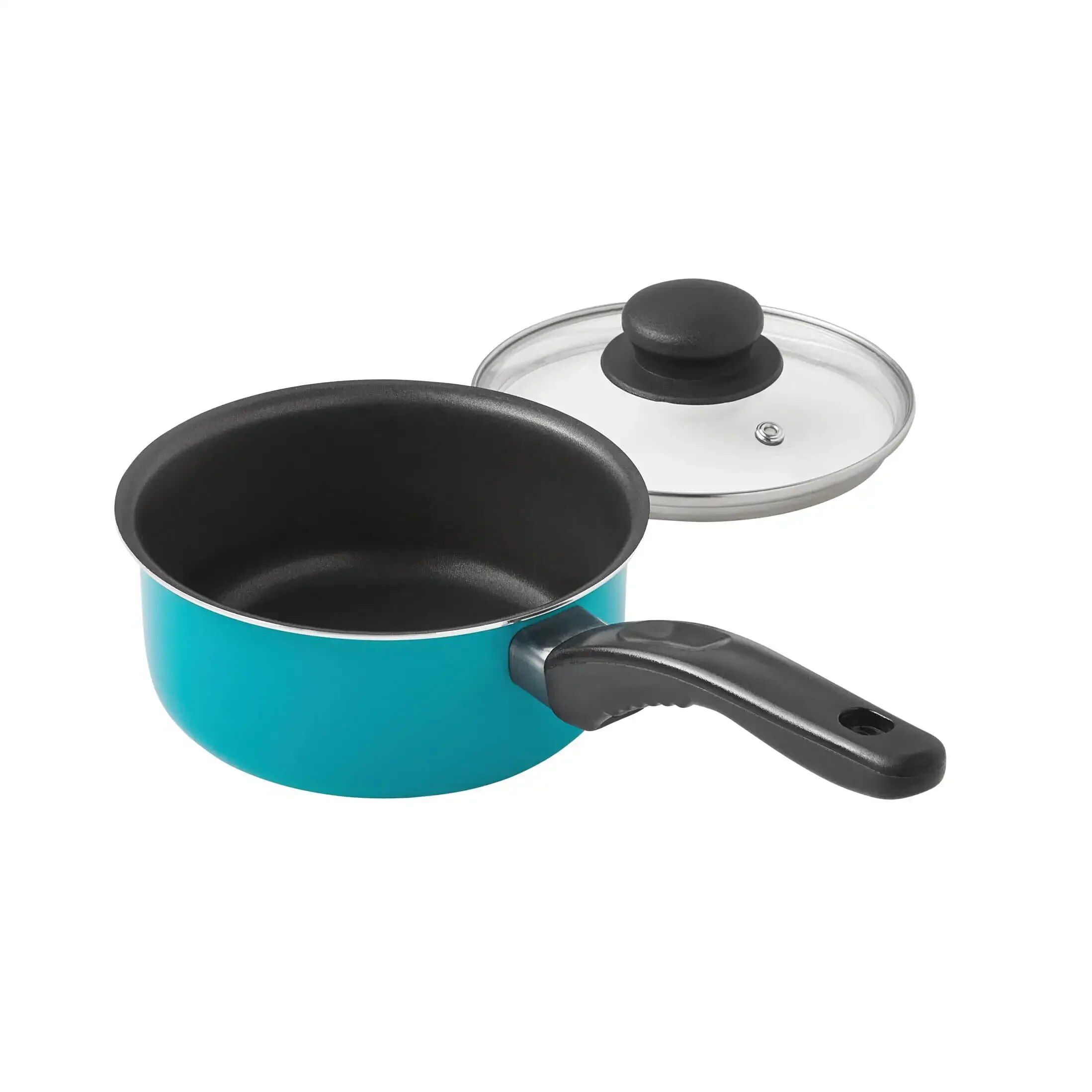 7-Piece Teal Non-Stick Aluminum Cookware Set Home & Garden Kitchen Kitchen & Dining