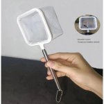 Stainless Steel Multi-Functional 3D Retractable Aquarium Net - Black/White - Image 6