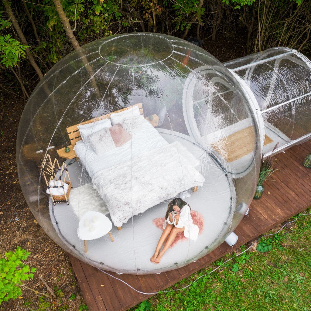 Dive into Starry Nights: Inflatable Bubble Camping Tent, A New Age Camping Experience