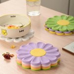 Heat-Resistant Silicone Daisy Pot Mat - Multi-Use Trivet and Countertop Protector - Image 5