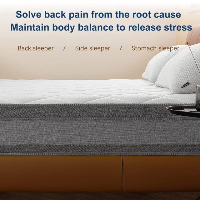 12 Inch Cooling-Gel Memory Foam Hybrid Mattress - Image 7